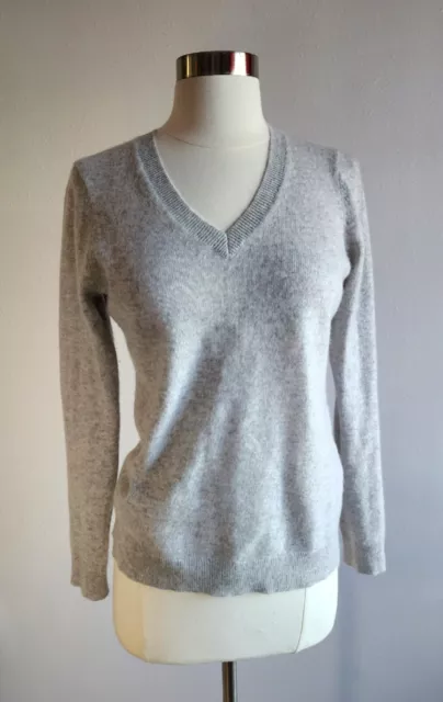 Theory Cashmere V Neck Sweater Pullover Size XS