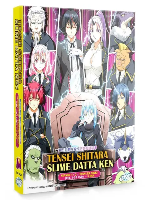 Anime DVD Tensei Shitara Slime Datta Ken *English Dubbed* (Vol.1-25 End)