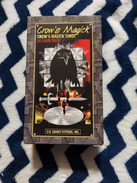 CROW'S MAGICK TAROT by Londa Marks US Games RARE 1st Edition