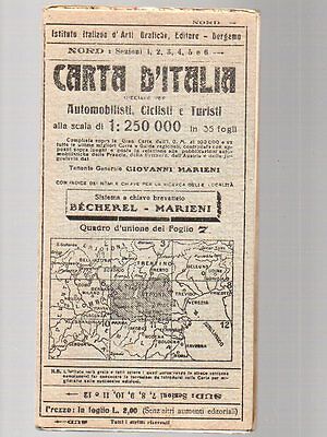 CARTA D'ITALIA speciale per automobilisti, ciclisti e turisti