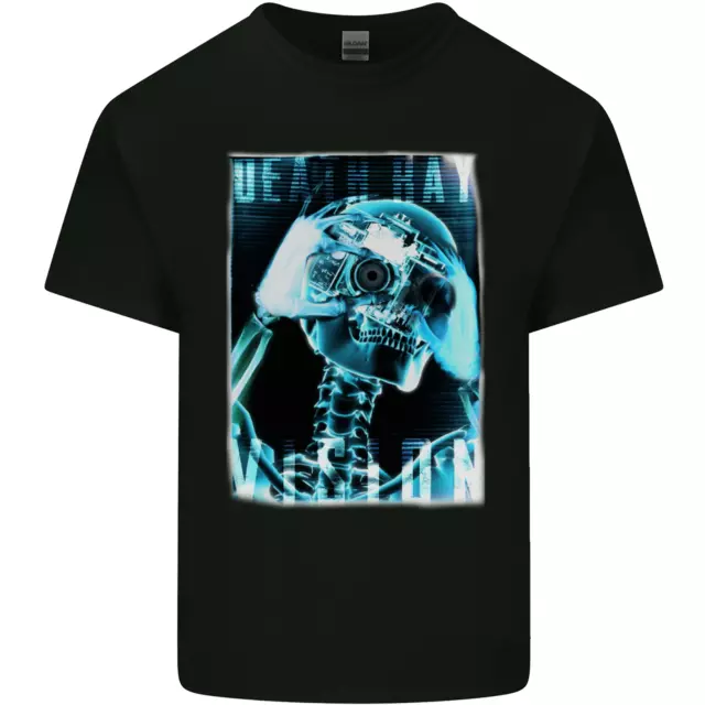 T-shirt top da uomo cotone fotografia Death Ray Vision
