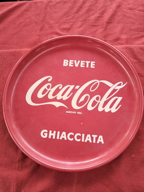 Vassoio In Plastica Dura Cm 27 Anni '60