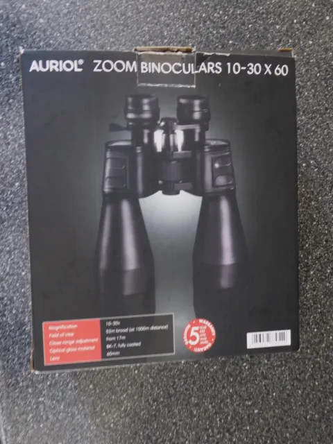 AURIOL ZOOM BINOCULARS £10.76 10-30 PicClick UK x 60. 
