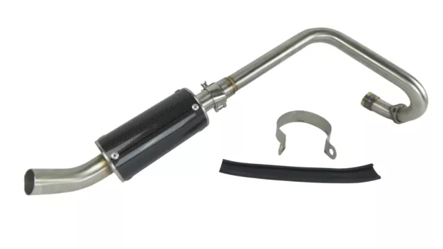 Auspuff für Honda Monkey Z50A Edelstahl carbon exhaust