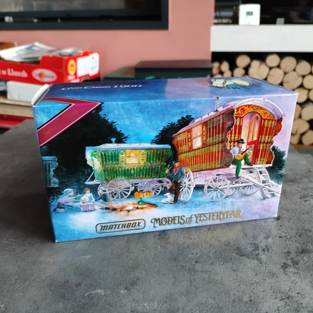 MATCHBOX YESTERYEAR GYPSY Caravan Horse Carriages Carriole De Gitan 1900 Mib EUR 48,00 PicClick FR