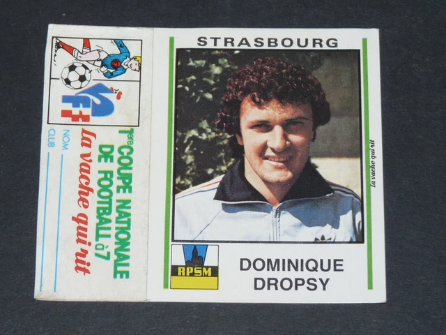 Vignette Panini Foot 1978 - Dominique Dropsy (Strasbourg) #364 - NEUVE