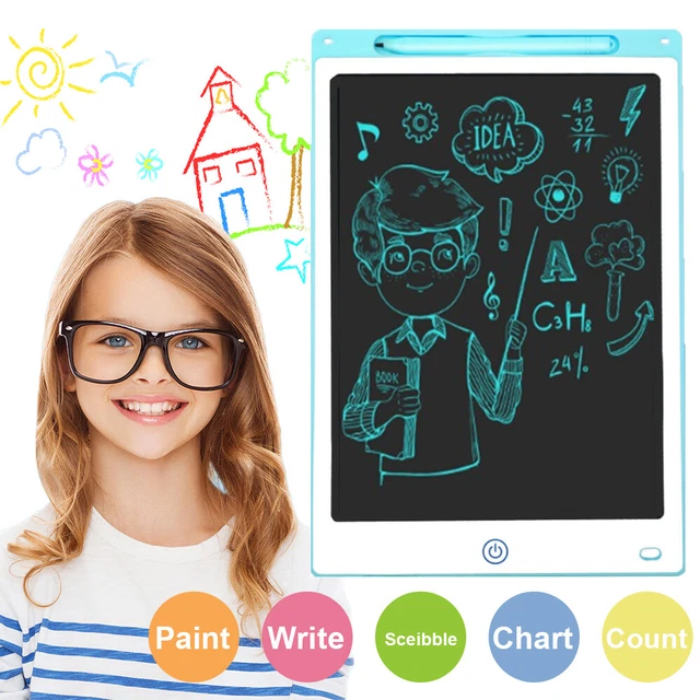 ??12& LCD WRITING Tablet Magic Drawing Pad Doodle Board Kids Preschool