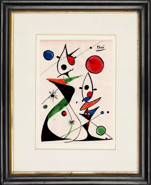 MIRO - handmade old watercolor !!! BEST MIRO - handmade old watercolor !!! BEST