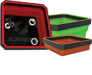 E-z Red Collapsible Magnetic Partstray-clr