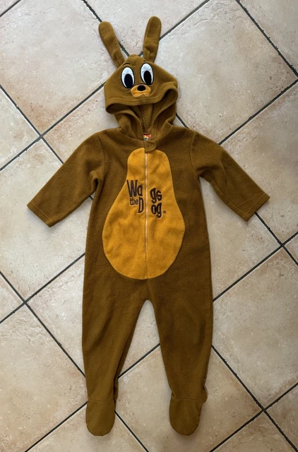 KIDS THE WIGGLES 2006 Wags The Dog Costume Size 2 Toddler Old School kids-the-wiggles-2006-wags-the-dog-costume-size-2-toddler-old-school