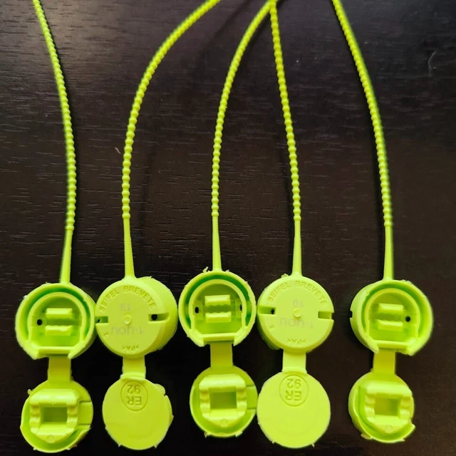lot de 5 SCELLÉS PLOMB ENEDIS EDF ERDF LINKY COMPTEUR DISJONCTEUR  ÉLECTRIQUE