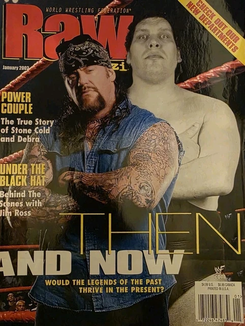 WWF RAW MAGAZINE January 2002 Undertaker Andre The Giant 11 22 wwf-raw-magazine-january-2002-undertaker-andre-the-giant-11-22