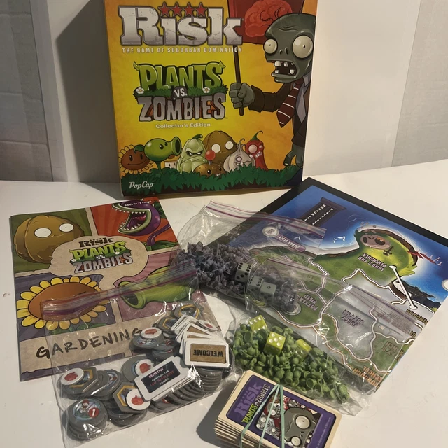 Pvz Risk Reminder RISK PLANTS VS Zombies Collectors Edition Pop Cap 2013 Missing A Few ...