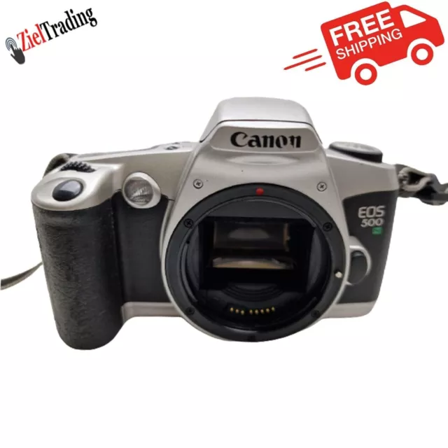 Canon EOS 500N SLR analoge Spiegelreflexkamera Body Silver Edition