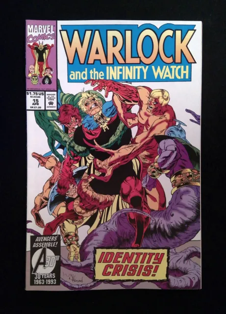 Warlock and the Infinity Watch  #15  Marvel Comics 1993 VF+