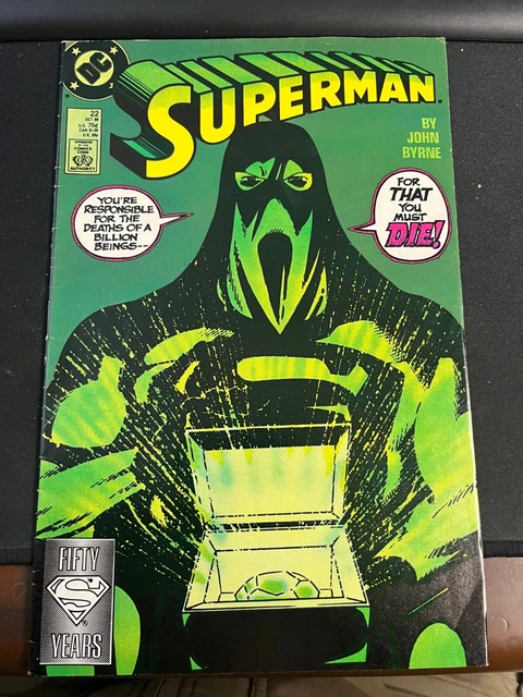 Superman #22 1988 Copper Age Dc Comics John Byrne Bagged