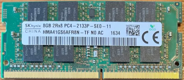 Mémoire SK Hynix 8GB 2Rx8 PC4-2133P-SE0-11