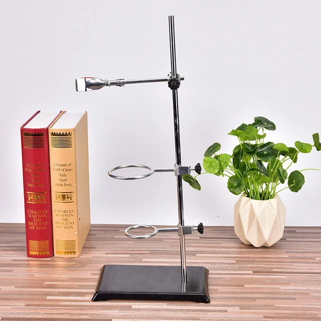 Graduated Cylinder Feedal Chemistry Laboratory Retort Stand, Laboratory Stand (21 X 14 Cm Rolling Tray