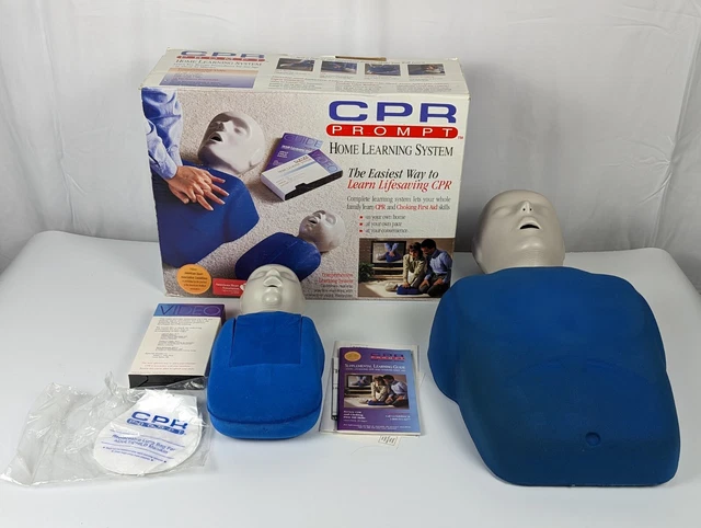 NEW CPR Prompt Mannequins Adult Infant Set Home Learning Training System HLS 100