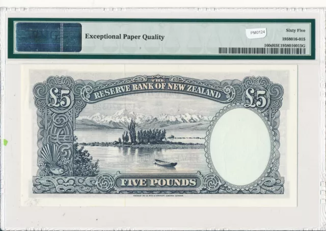 New Zealand 1960 ~7 5 Pound PMG GEM UNCIRCULATED 65 EPQ PM0124 pick# 160d combin 2