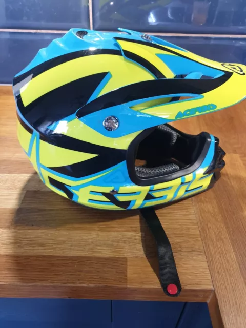 Acerbis Youth Kids Childrens  Motocross Bike Helmet Large