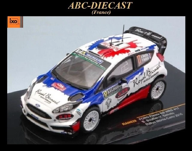 FORD FIESTA RS WRC N°21 – Rallye Monte-Carlo 2013 – Échelle 1/43 IXO – Prokop/Ernst