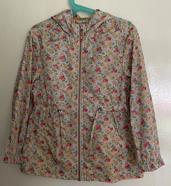 Next Girls Lightweight Floral Patterned Showerproof Coat. Age 6 Years