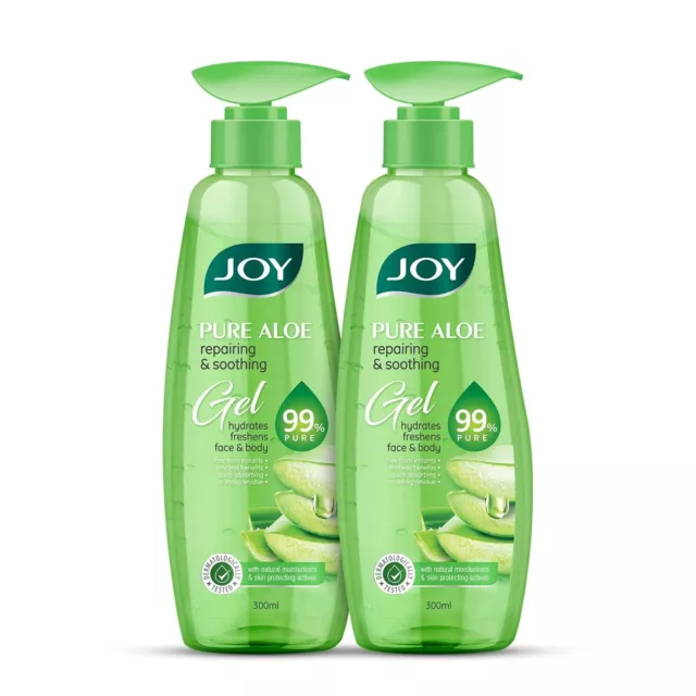 Gel d'Aloe Vera Joy Pure pour le visage et le corps (300 ml) lot de 2