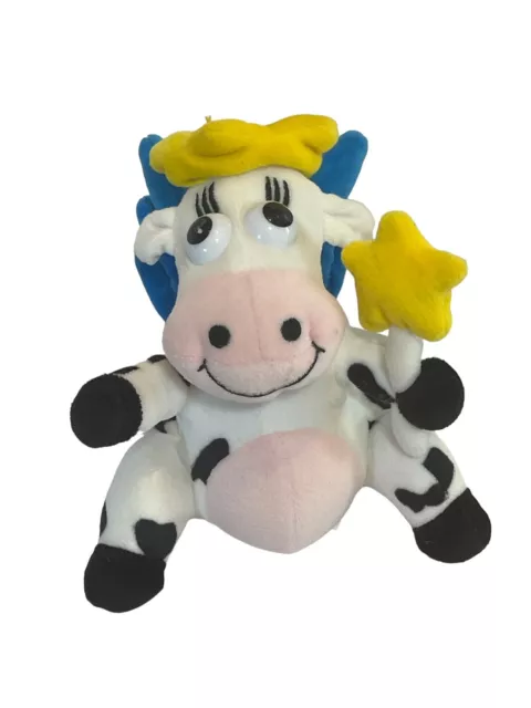 1997 Kraft Singles Dairy Fairy Plush Cow Beanbag Collectible