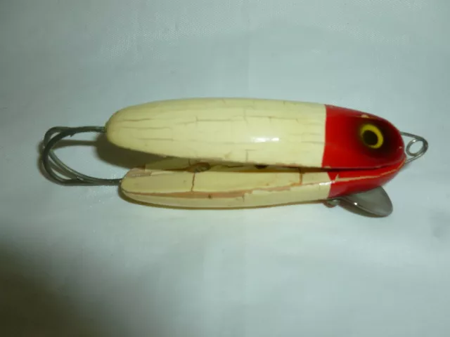 Vintage 3-1/4 Inch Wooden Unbranded (Paw-Paw Surface Minnow?) Lure
