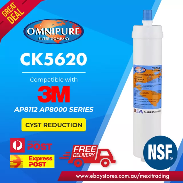 AP 8112 Aqua Pure AP8112G AP8000 Compatible Omnipure Water Filter CK 5620