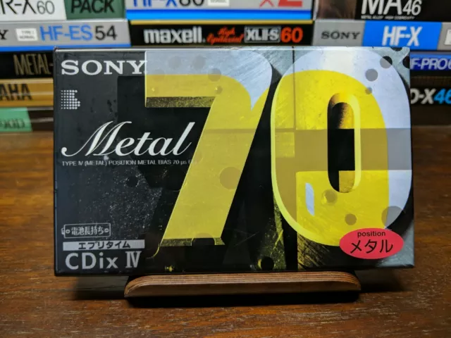 Sony Metal CDix IV 70 Blank Metal Audio compact cassette tape Type IV
