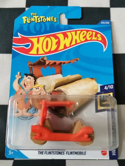 Hot Wheels The Flintstones Flintmobile HW Screen Time Long Card 235/250 #4/10