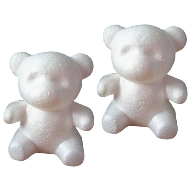 2 Pcs Bären Selber Basteln Bärenmodell Aus Schaumstoff Rosenformen Dekorationen