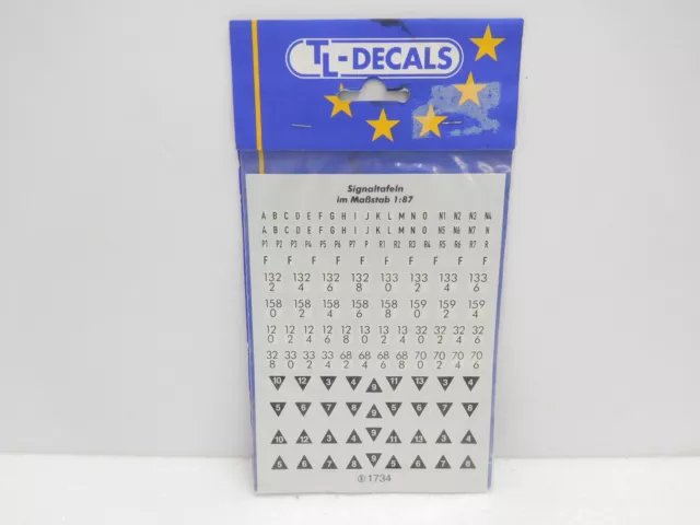 eso-18234	Tl-Decals 1734 1:87 Signaltafeln sehr guter Zustand,