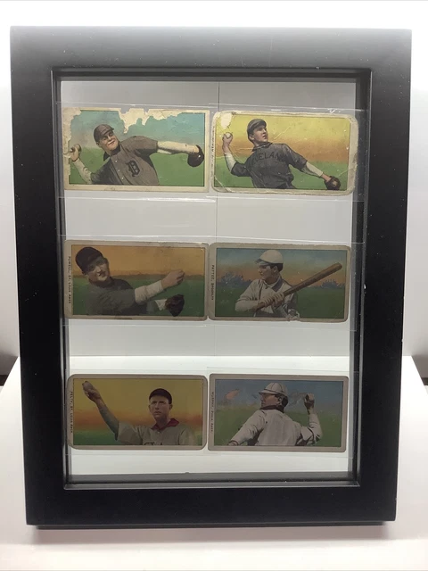1909-11 T-206 Baseball Lot Of 6 *Only 6 Horizontal In Entire Set*