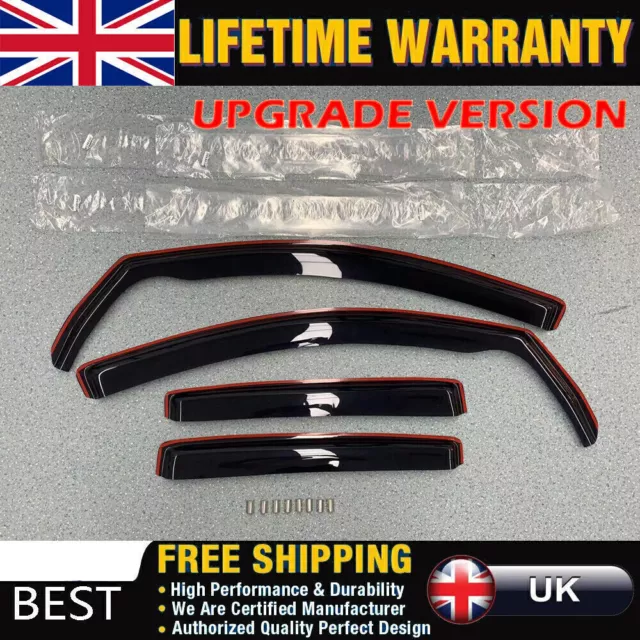 For VW Golf mk5 5door hatchback 2004-2009 wind deflectors visors 4pcs/set TINTED