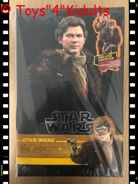 Hot Toys MMS 492 Solo A Star Wars Story Han Solo 1/6 Figure Deluxe Version NEW