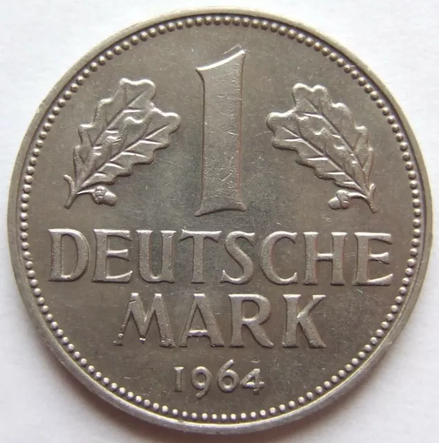 Moneta Rfg 1 Tedesco Marchi 1964 G IN Extremely fine/Brillant uncirculated