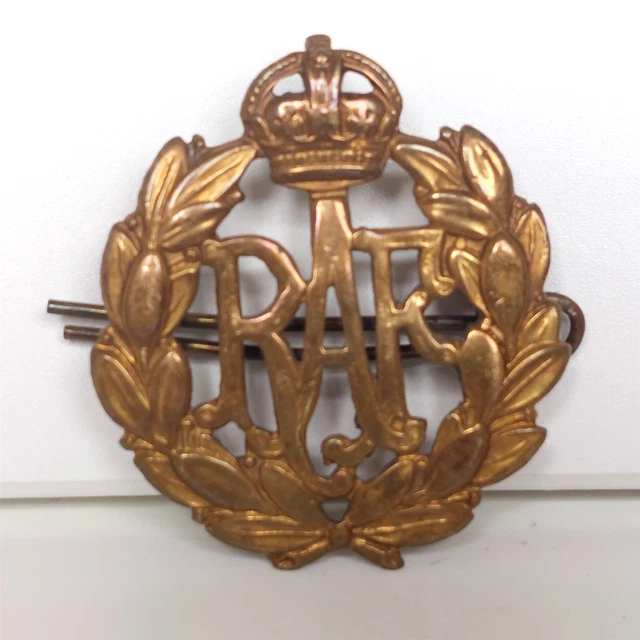 RAF ROYAL AIR Force Cap Badge Kings Crown KC Brass Metal d849a84 £18.00 ...