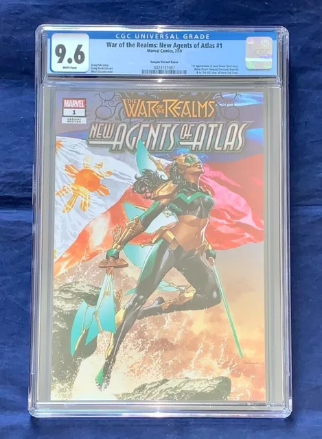 War of the Realms New Agents of Atlas #1 CGC 9.6 Mico Suayan Trade Dress Variant