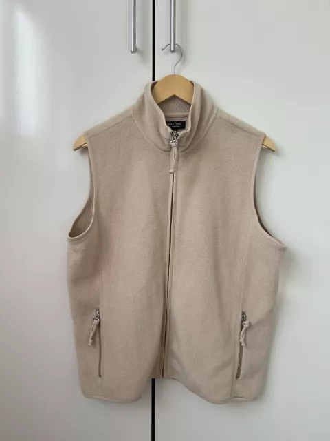Yarra Trail Women’s Vest Fleece Beige Size 16