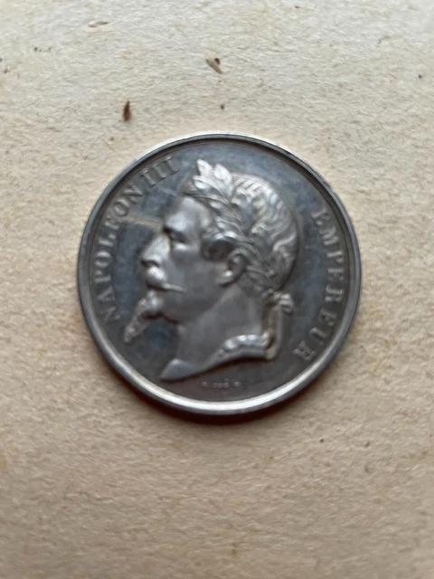 Médaille Napoléon III Empereur - Bronze - XIXème Siècle - Médailles Françaises