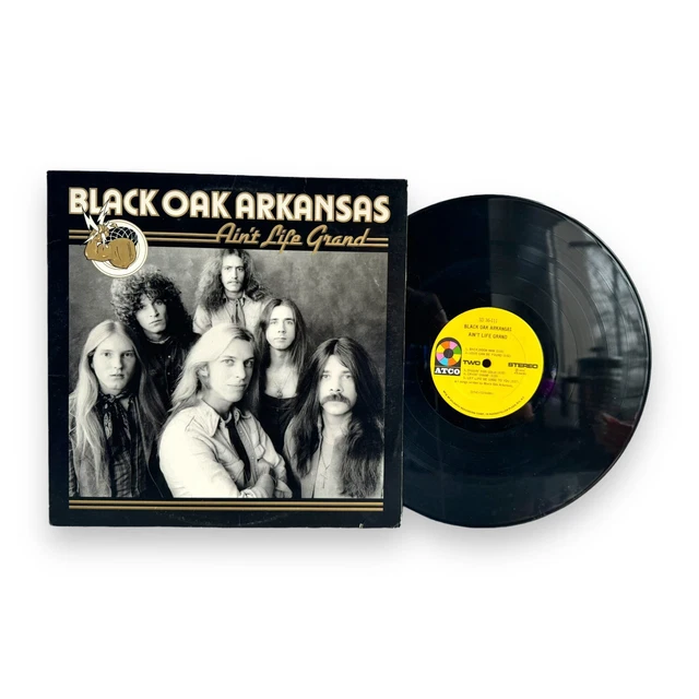 BLACK OAK ARKANSAS Ain't Life Grand 1976 ATCO 12" LP SD 36111