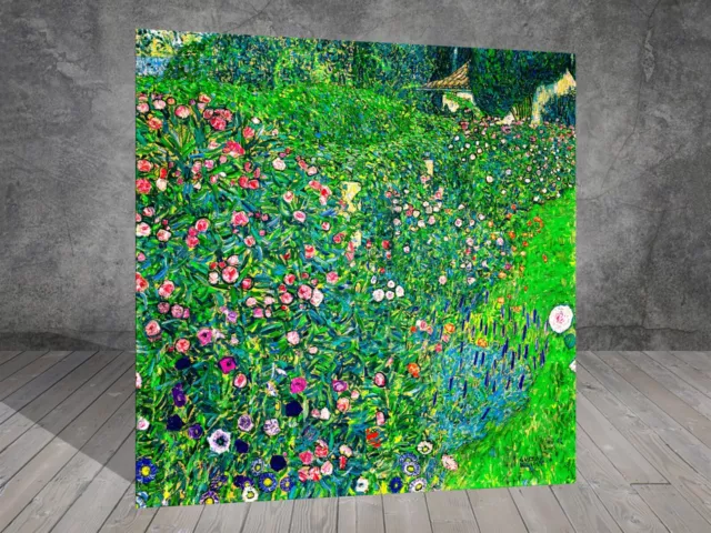 Gustav Klimt Italian Garden Landscape Flower CANVAS PAINTING ART 371