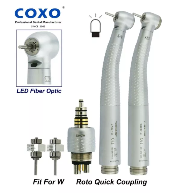 COXO Dental LED Fiber Optic Turbine Handstück Fit W H