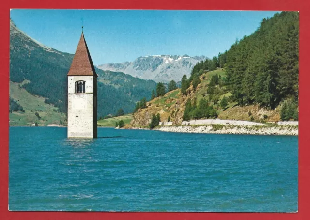 CARTOLINA NV ITALIA - Il Campanile della Curon allagata - Val Venosta