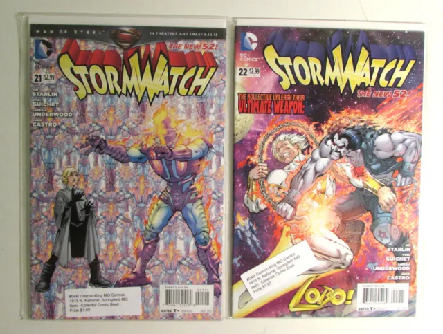 StormWatch Lot of 2 #21,22 DC Comics (2013) NM 1st Print Comic Books