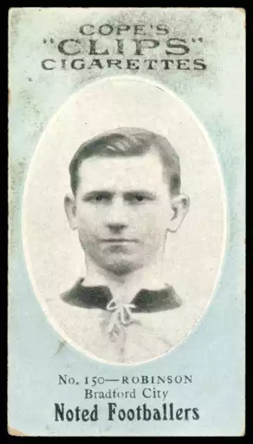 Cope - 'Noted Footballers (282)'  Robinson (Bradford City) (c1910)