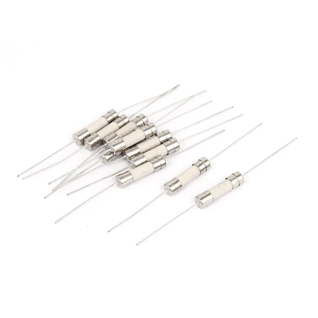 voiture électrique  axiale du tube céramique fusibles 5x20mm 250V 25A 10pcs
